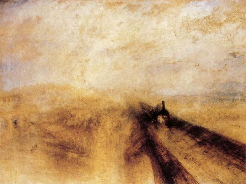 J.M.W. Turner Rain,Steam and Speed-The Great Western Railway oil painting image